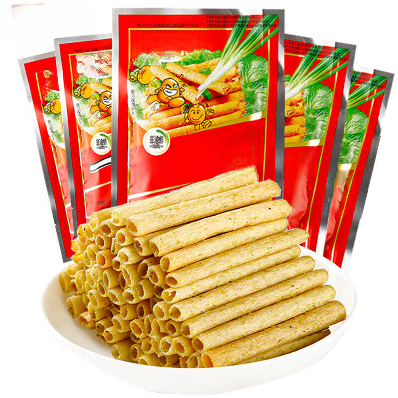 光头娃(bareboy)辣条儿童食网红休闲大袋葱油老式直销怀旧大包整箱