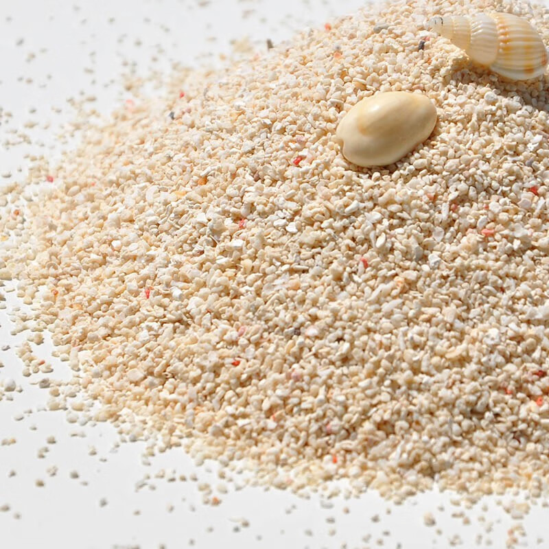 正楷 鱼缸造景沙贝壳沙 白沙 珊瑚沙底砂海缸三湖慈