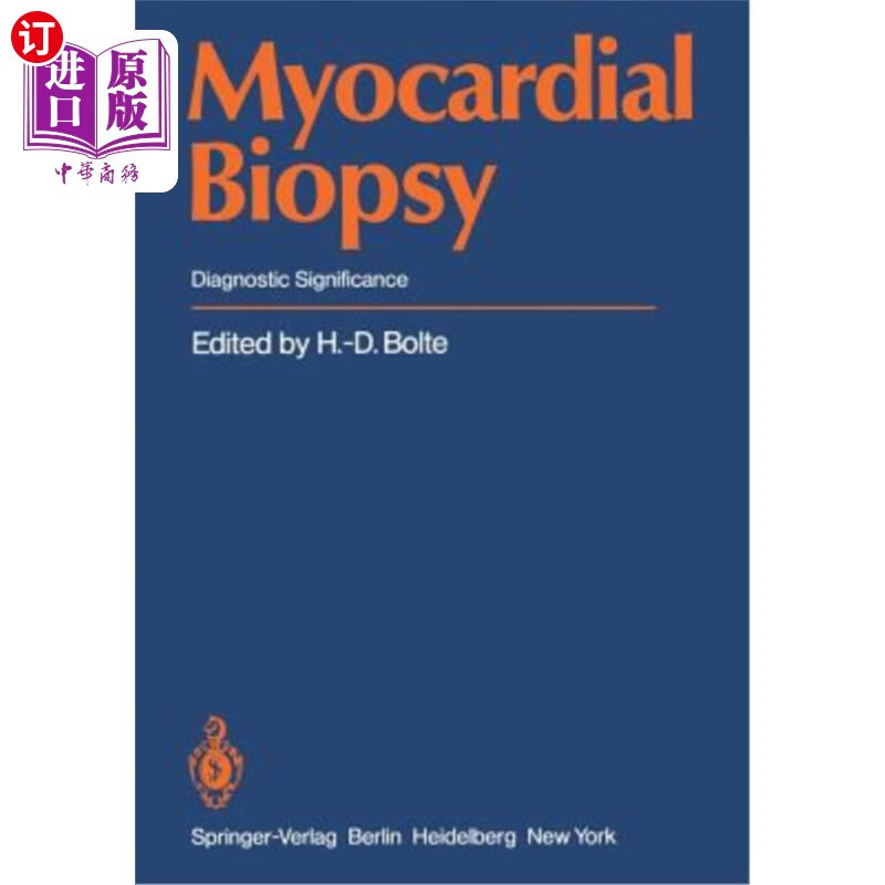 海外直订医药图书myocardial biopsy: diagnostic significance 心肌