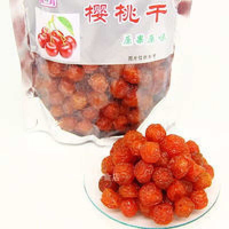 福来冠樱桃干500g袋装果脯蜜饯风干水果干家庭装果片休闲零食小吃
