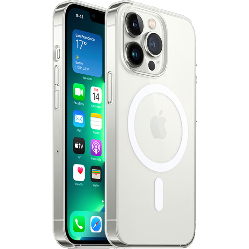 查询贝尔金(BELKIN)iPhone12promax苹果兼容Magsafe磁吸设备使用透明手机壳全包防摔轻薄透明保护壳历史价格