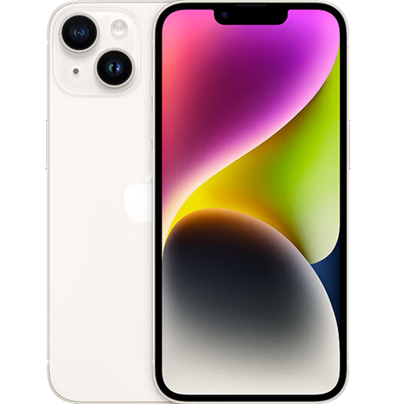 每天20点:Apple iPhone 14 (A2884) 128GB 星光色 支持移动联通电信5G 双卡双待手机