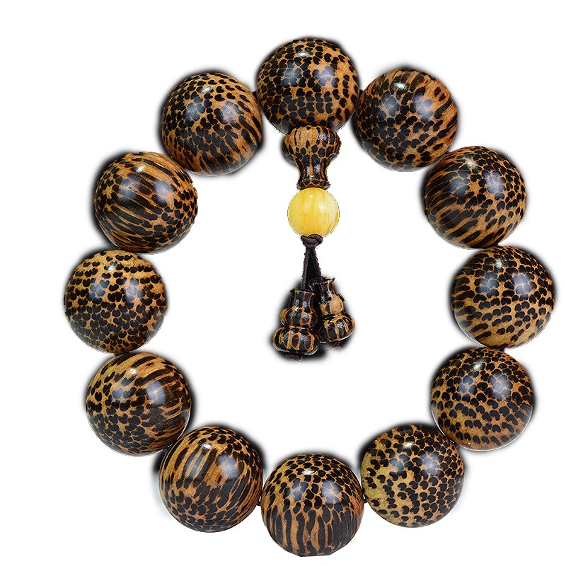 思赞(sizan)南美蛇鳞木老料满纹蛇纹木手串2.