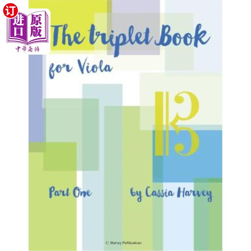 海外直订the triplet book for viola, part one 维奥拉的三联本,第1