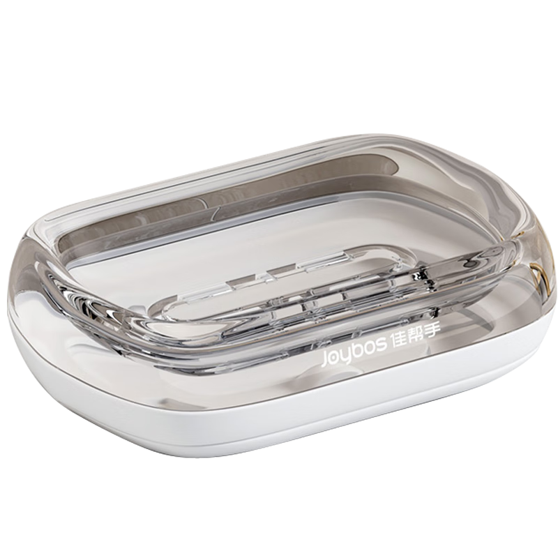 佳帮手肥皂盒壁挂式香皂盒免打孔浴室墙上卫生间可拆卸沥水置物架单层