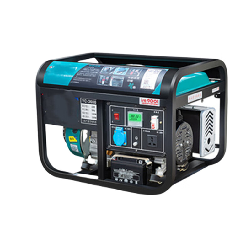 京采无忧 发电机220v单相小型3/5/6/8/10kw千瓦三380v静音  8.