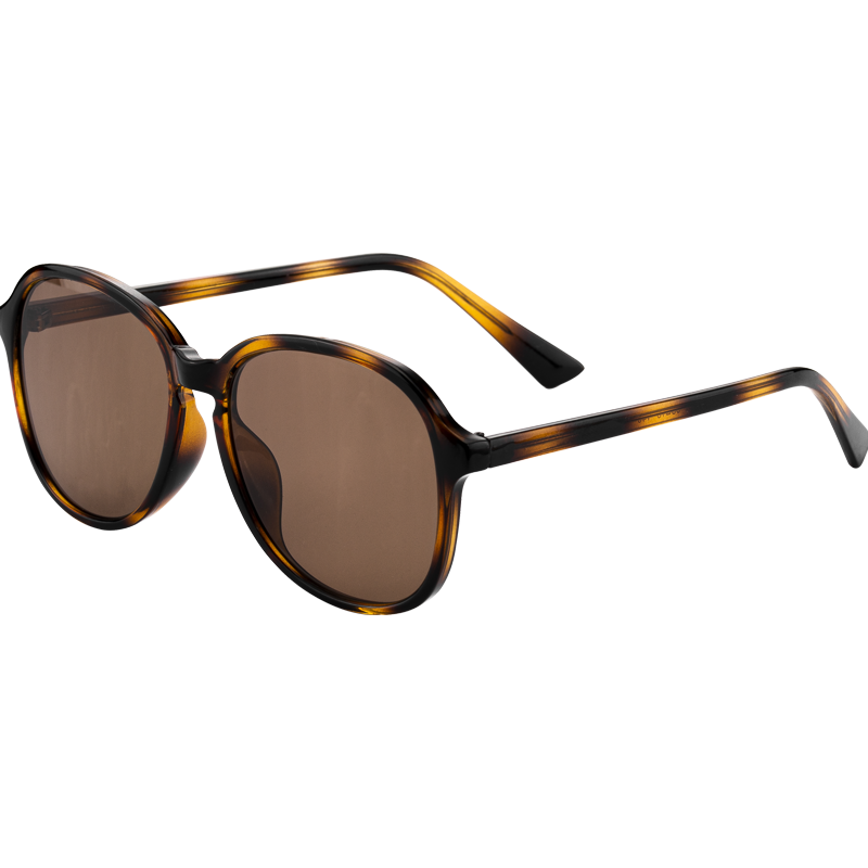 紅葉水晶（HONGYE）水晶太陽(yáng)鏡全框中老年時(shí)尚經(jīng)典清涼潤澤養眼護目東海水晶石眼鏡