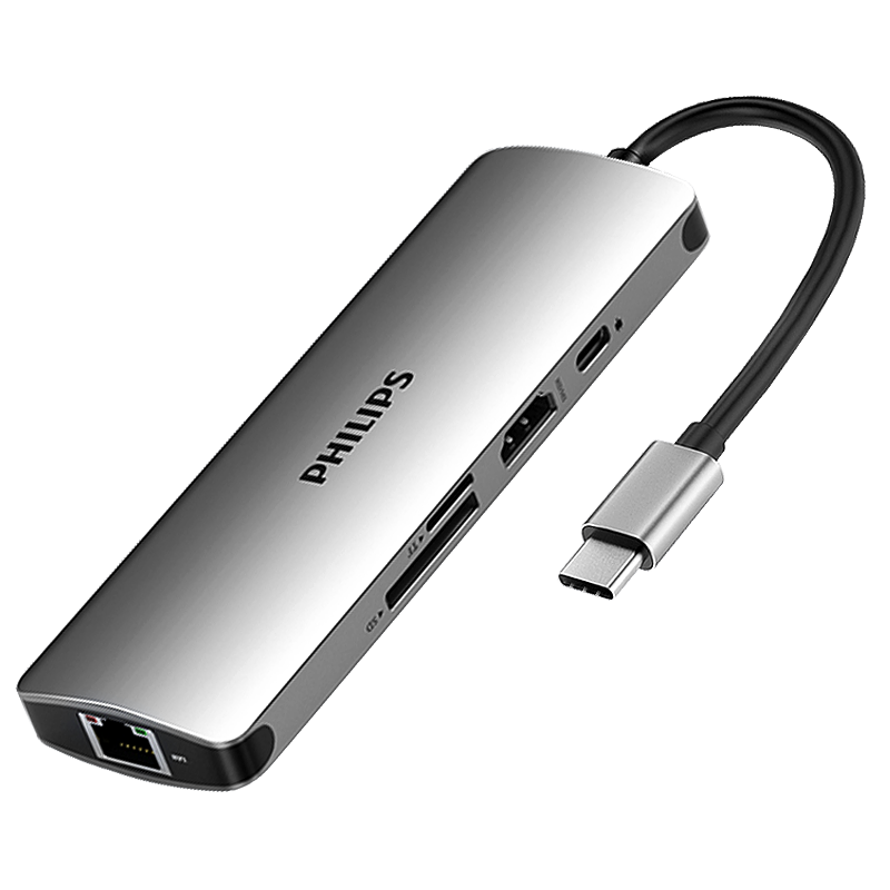 ڲ֣PHILIPSType-CչUSB-CתHDMI߿ڶ3.5mmƵչֻ15PROʼǱת ˺һ/hdmi++USBx3+Ƽ129Ԫ
