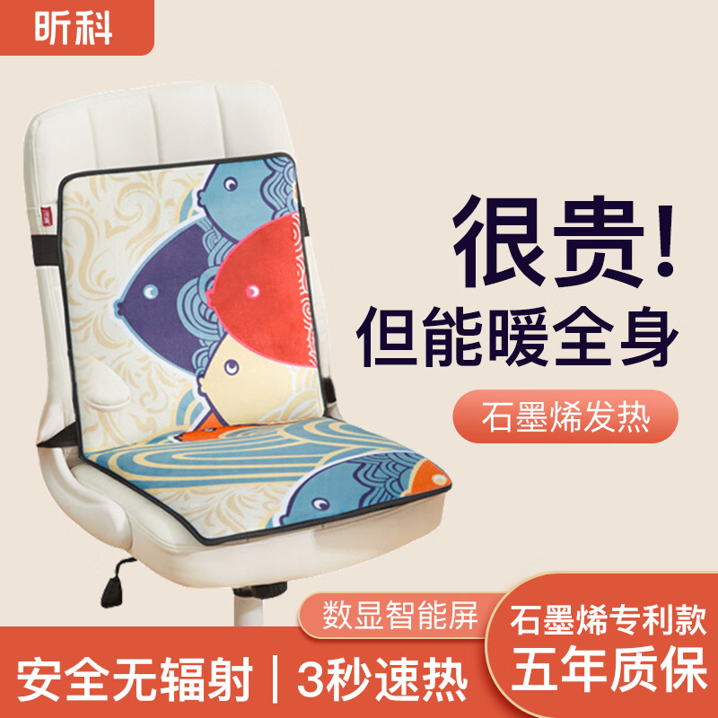 昕科 电加热坐垫办公室椅垫暖身毯电暖发热座椅垫暖脚神器七彩鱼属于什么档次？