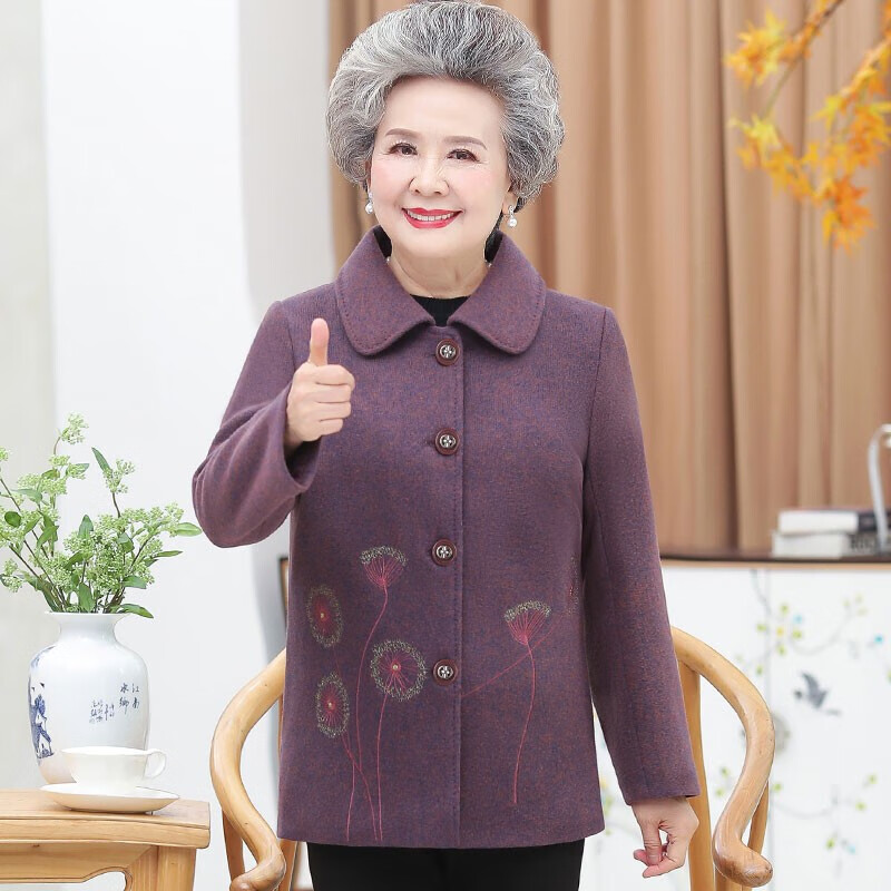 60中老年女装春装外套妈妈装春秋季薄款老年人衣服女长袖60岁70奶奶