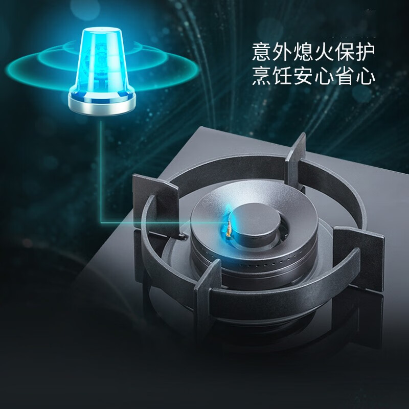 西门子（SIEMENS）燃气灶天然气灶5.0kW大火力双灶灶具台嵌两用灶台 钢化玻璃面板猛火高效?ER77F231MP