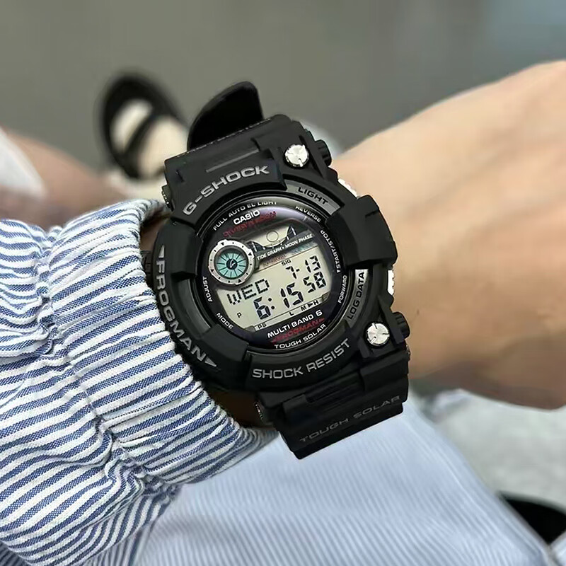 卡西欧(casio)蛙人五代数显经典太阳能六局电波日本原产k厂 gwf-1000