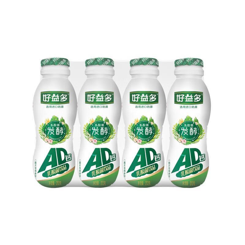 南美豹好益多ad钙奶212g*4/12/24瓶乳酸菌儿童早餐营养饮品 ad钙奶212