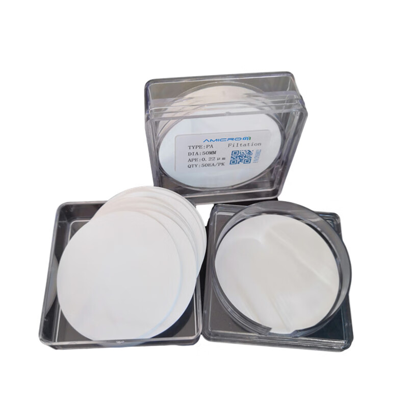 直径50mm微孔滤膜大孔径10 300um微米滤纸尼龙有机系膜替代膜 喷漆50