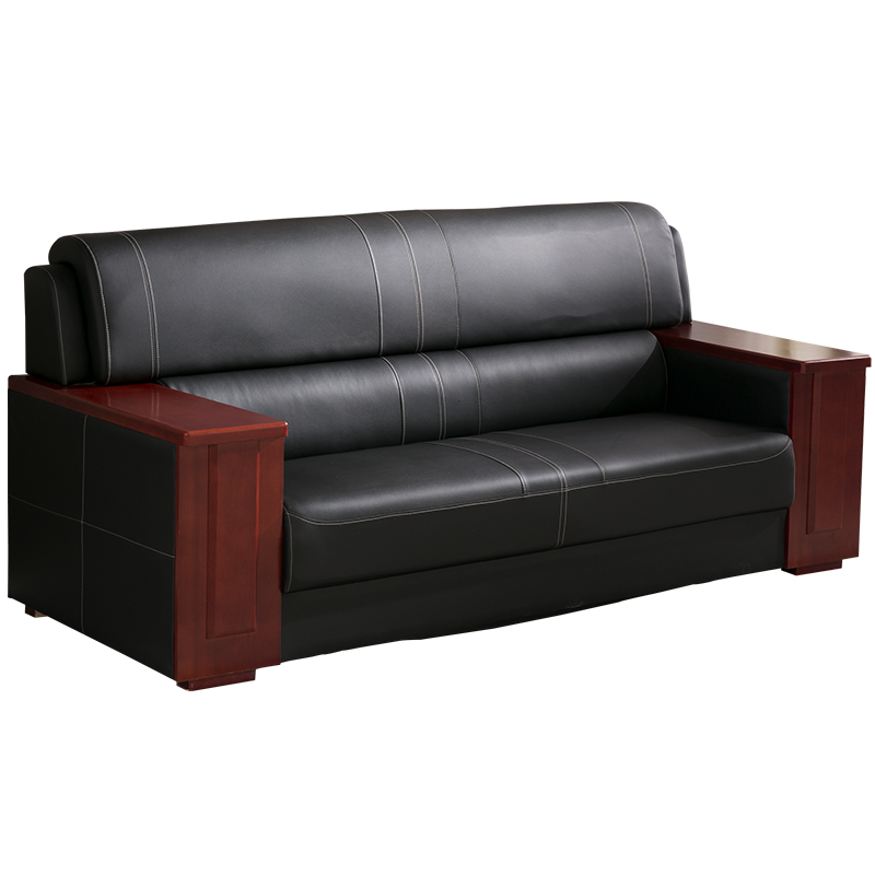 中伟办公沙发会客沙发接待沙发时尚简约商务沙发办公沙发组合3+1+1+大茶几