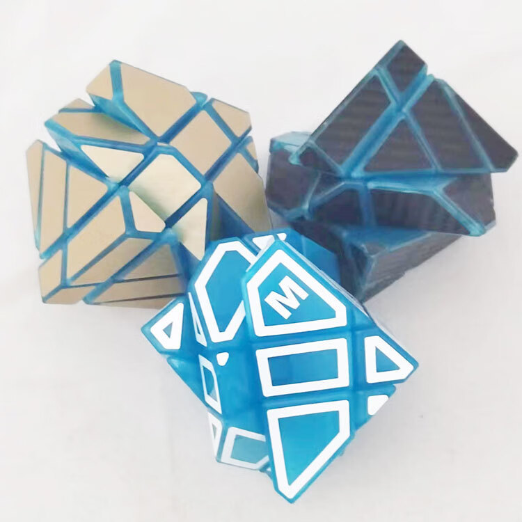 zcube创意三阶鬼魔方比赛益智玩具魔方新款直销批发 三阶星空鬼魔打印