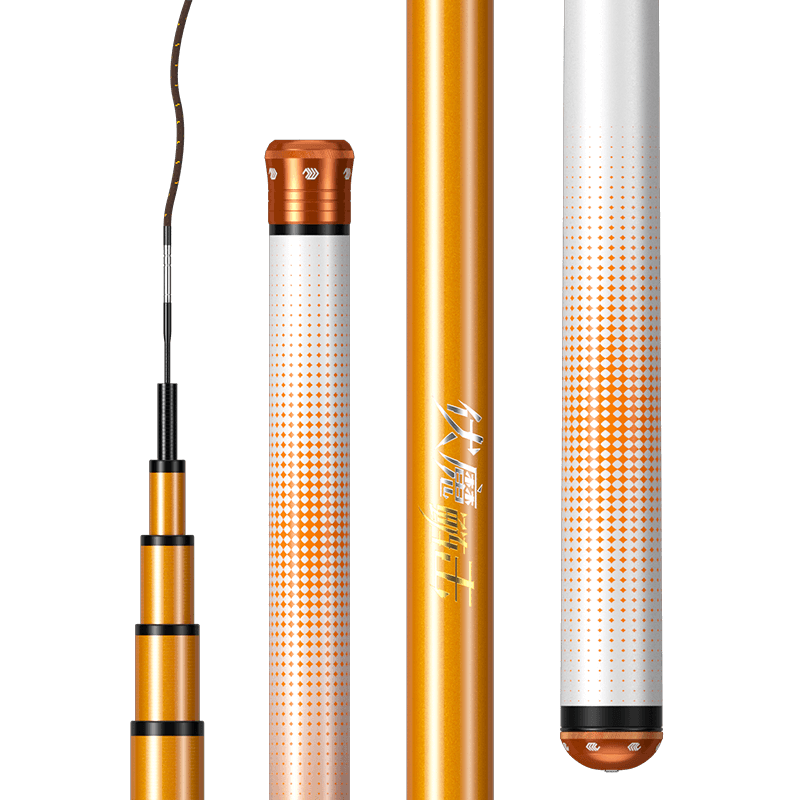 佳钓尼(jiadiaoni)伏魔鲢击橙小白钓鲢鳙鱼竿手杆轻硬轻量大物钓鱼竿