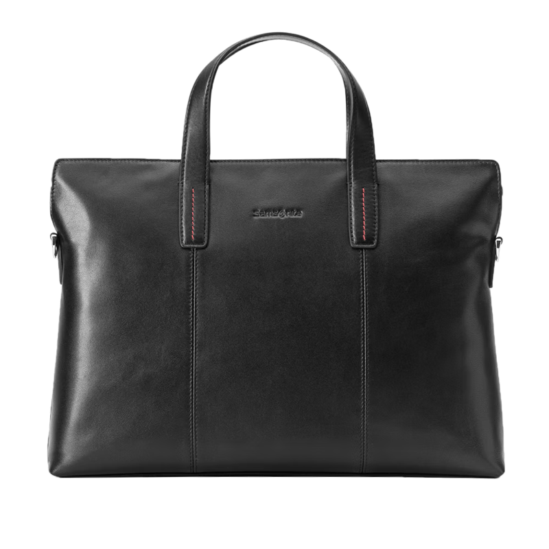 Samsonite 新秀丽 公文包男士商务手提包牛皮革14英寸电脑包 TK9*09001