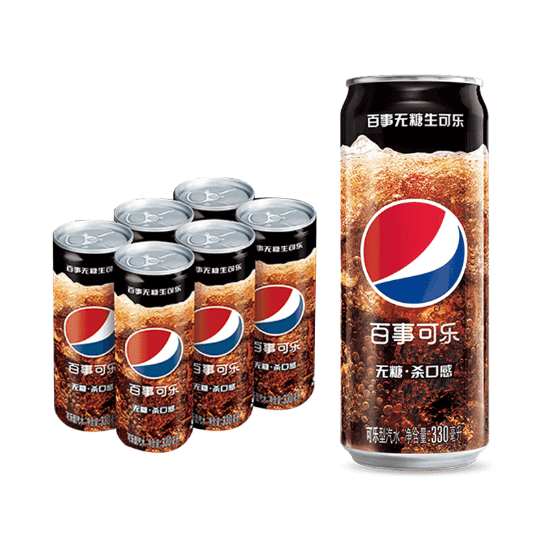 pepsi 百事 可乐330ml*6罐