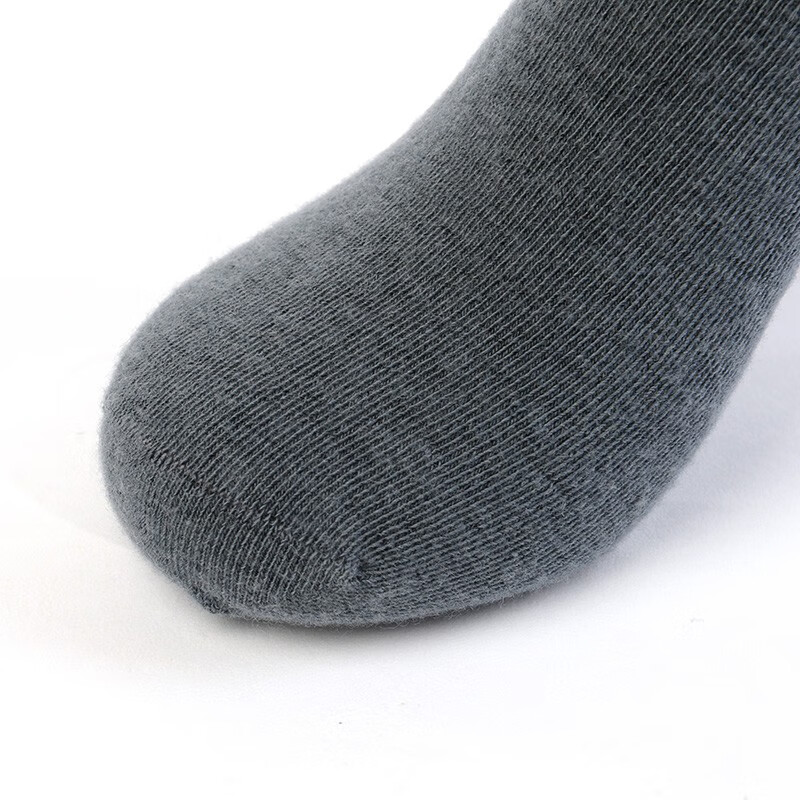 可代尔秋冬羊毛男袜保暖不臃肿舒适亲肤不扎脚男士中筒商务休闲厚毛袜子 深橄榄绿2双+深岩灰2双/ 4双