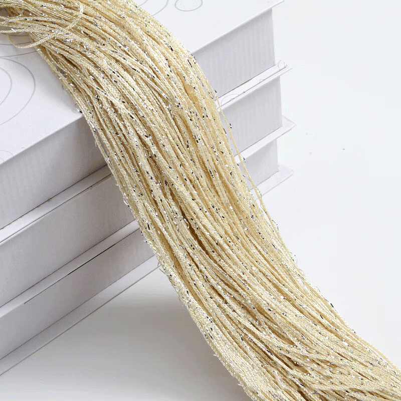 泰瑞格 闪银帘1*2米高门帘米挂帘带银丝加密客厅隔断装饰【0.