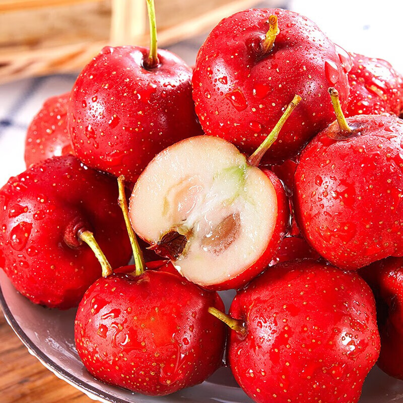 舅甜果蔬(现摘现发)新鲜山楂果金星大五棱冰糖葫芦山里红酸甜软糯果