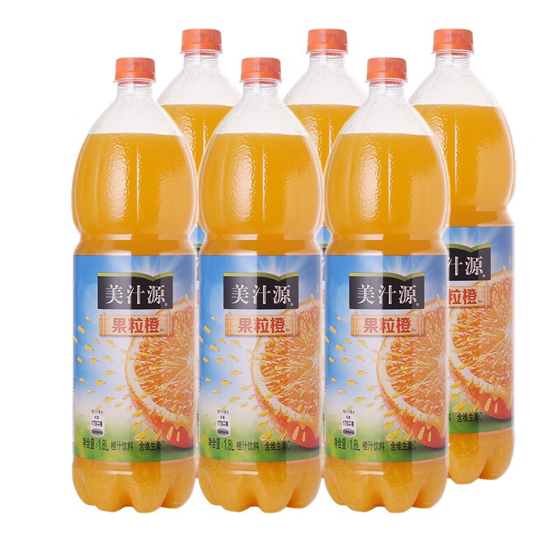 可口可乐美汁源果粒橙1.