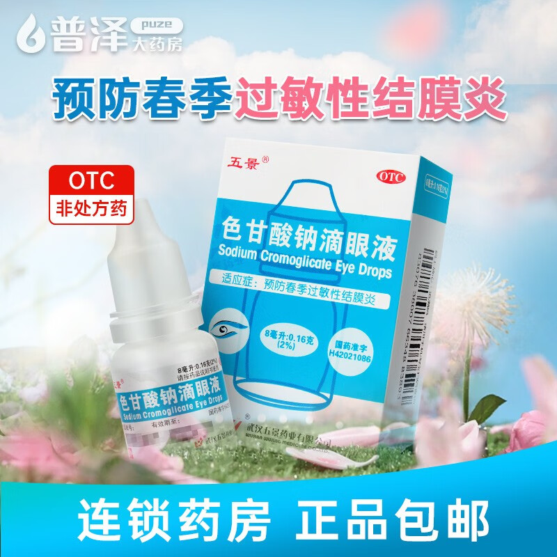 五景 色甘酸钠滴眼液8ml 1瓶
