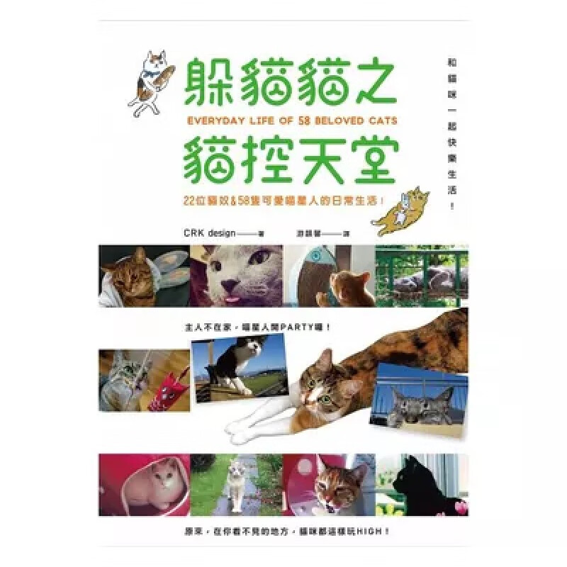 现货 躲貓貓之貓控天堂！和貓咪一起快樂生活！17八方进口原版