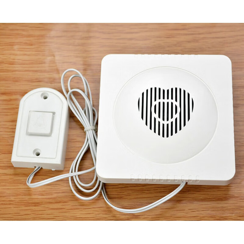 献瑜高品质音乐有线门铃带线电子门铃家用门铃呼叫器 爱心门铃
