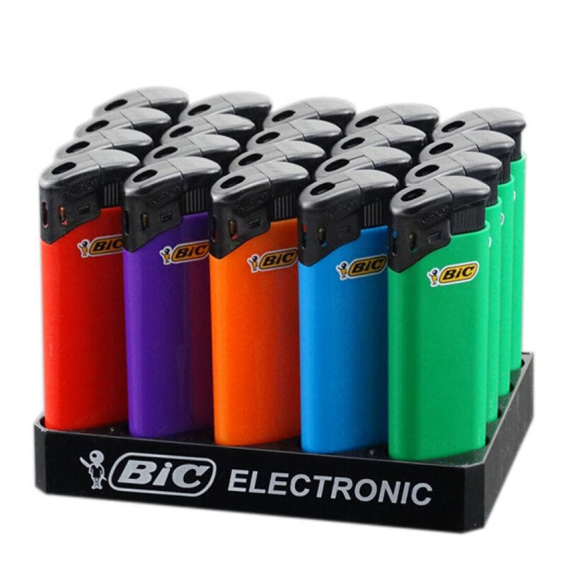 绿野客比克打火机j6法国品牌比克bic打火机高压电子一次性防爆塑料