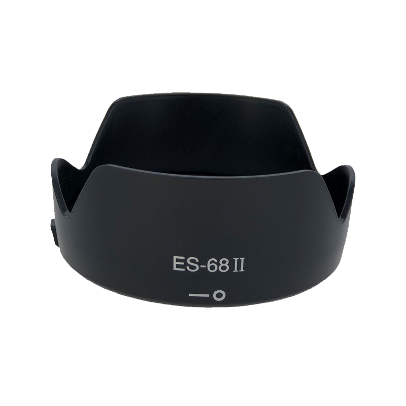 Earlymen早行客 ES-68ll 适用佳能EF50f/1.8STM莲花遮光罩三代小痰盂49mm定焦镜头90D 80D 800D 200D2 5D4 6D