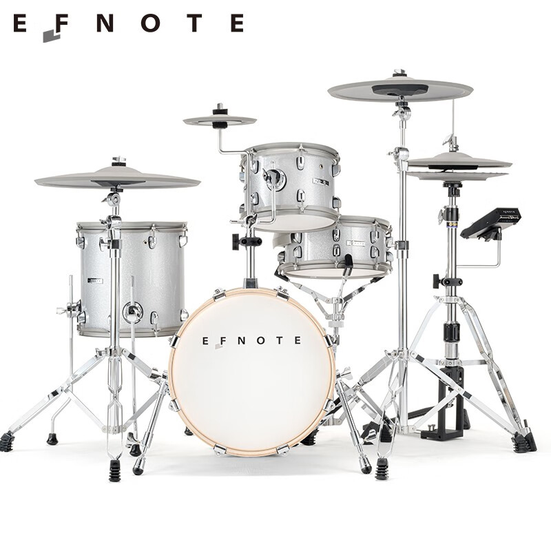 EFNOTE5电子鼓 电架子鼓户外演出 演奏网状鼓面舞台演奏电鼓 EFNOTE5电子鼓（不含踩镲支架、底鼓踏板）
