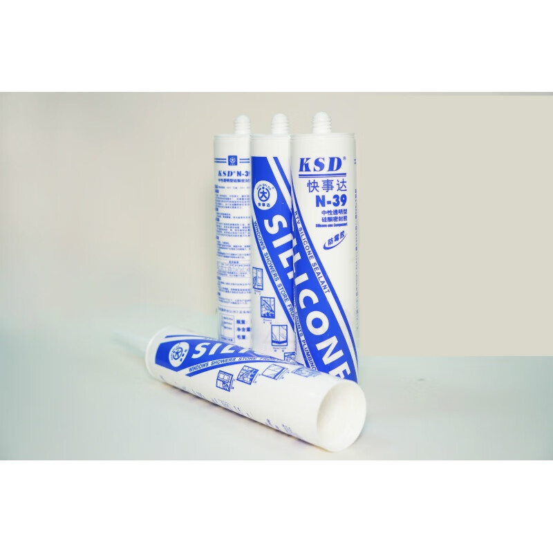 快事达n39中性玻璃胶硅酮密封胶耐候防霉抗老化防霉胶 透明