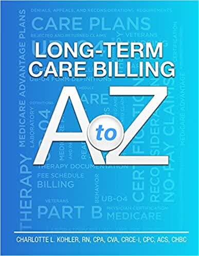 预订Long-Term Care Billing A to Z