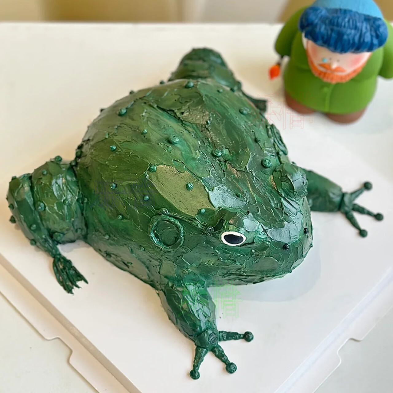 乐惜 网红新款癞蛤蟆生日蛋糕恶搞青蛙送男女友创意定制全国同城配送