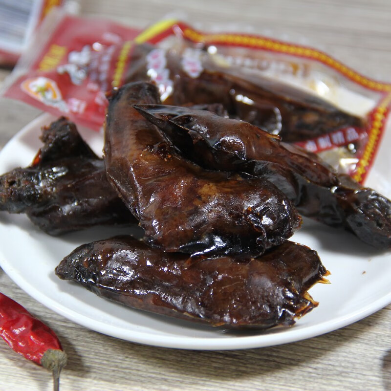 高开酱香卤味鸡脖子休闲零食小鸡脖蜜汁鸡脖真空包装卤味小吃整箱