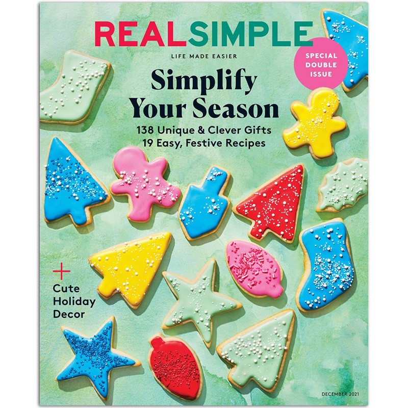 【单期可选】Real Simple 简单生活 2023/22年月刊 美国家庭生活女性时尚杂志 2021年12月刊