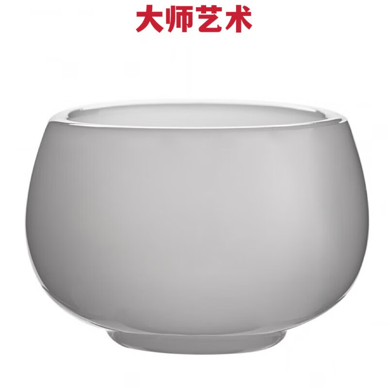 龙帝凤家居大器之才茶道大师艺术高端琉璃主人杯单杯白玉瓷大号品茗茶