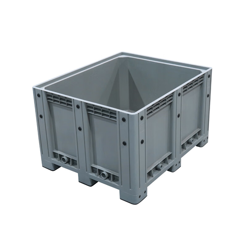 倍坚特  塑料卡板箱川字l1200*w1000*d760mm托盘周转箱 不含盖子