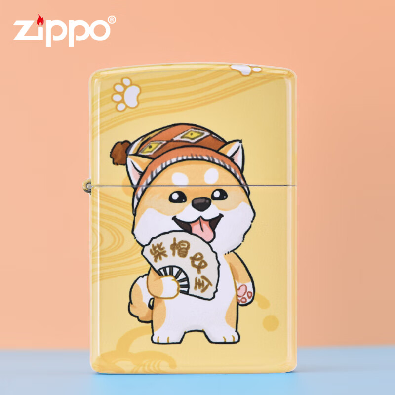 zippo打火机 萌宠恐龙 招财之宝男士送礼猫煤油防风打火机zp 柴帽双全