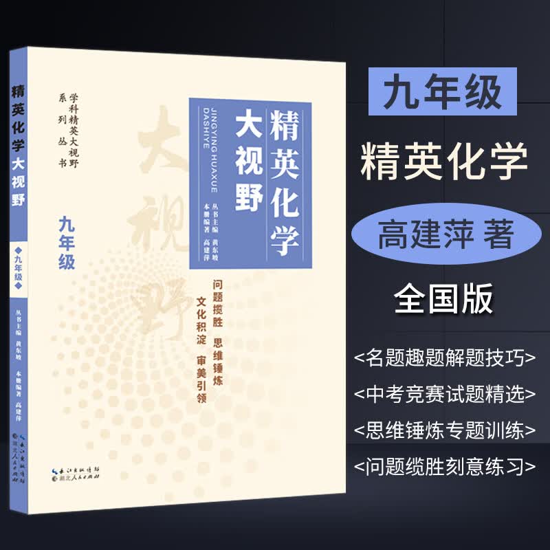 精英大视野九年级化学上下册 初中化学解题技巧刻意练习 黄东坡学科精英新方新思维奥数竞赛联赛拔尖特训