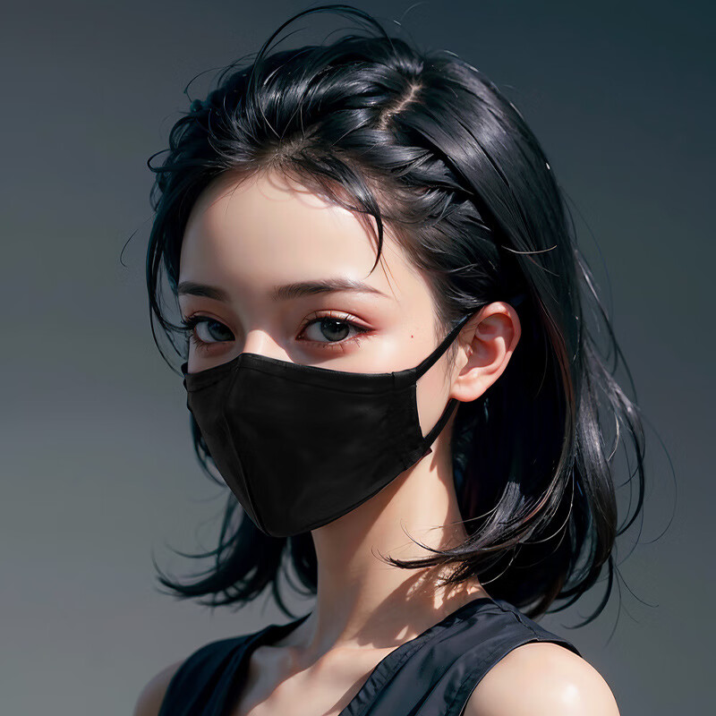 sm口罩阳具口塞女用激情拆卸口球另类性玩具成人 sm-口罩阳具黑色