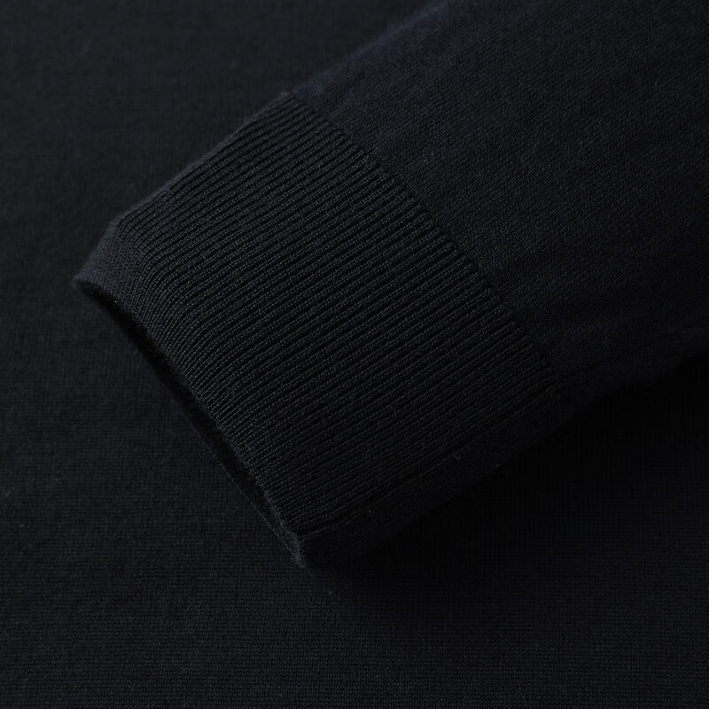 MAYOR男装 优质羊毛混纺手感柔软高领藏青色羊毛衫 藏青 100cm