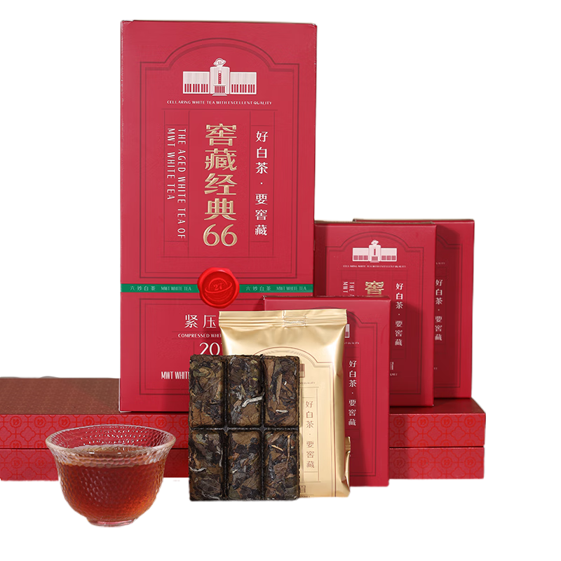 六妙白茶2018年一級(jí)壽眉窖藏經(jīng)典66老白茶7年福鼎白茶葉送禮茶葉禮盒 1盒裝（送品鑒）/ 360g*1件