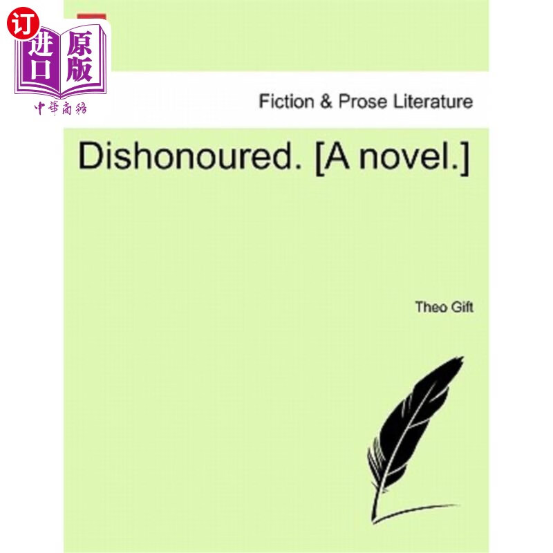 海外直订dishonoured [a novel] 受辱【小说】