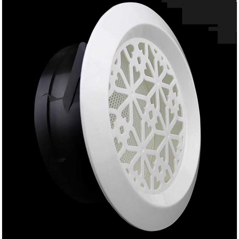 扬笙福定制abs圆形可调新风口空调出风口防雨排通风口室内新风配件