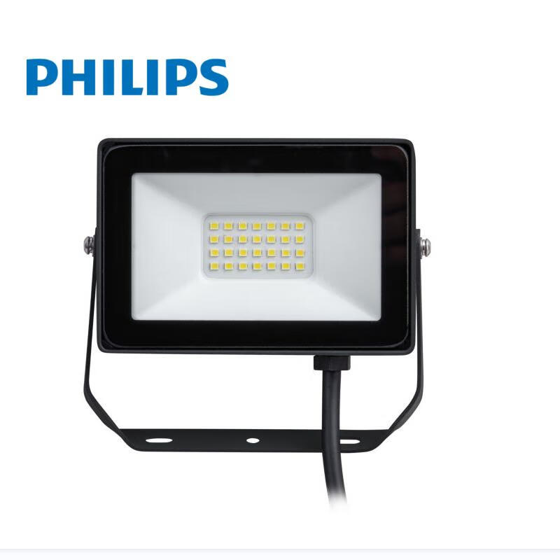 飞利浦（PHILIPS）LED泛/投光灯室外防水强光工地厂房车间庭院灯10W自然光4000K