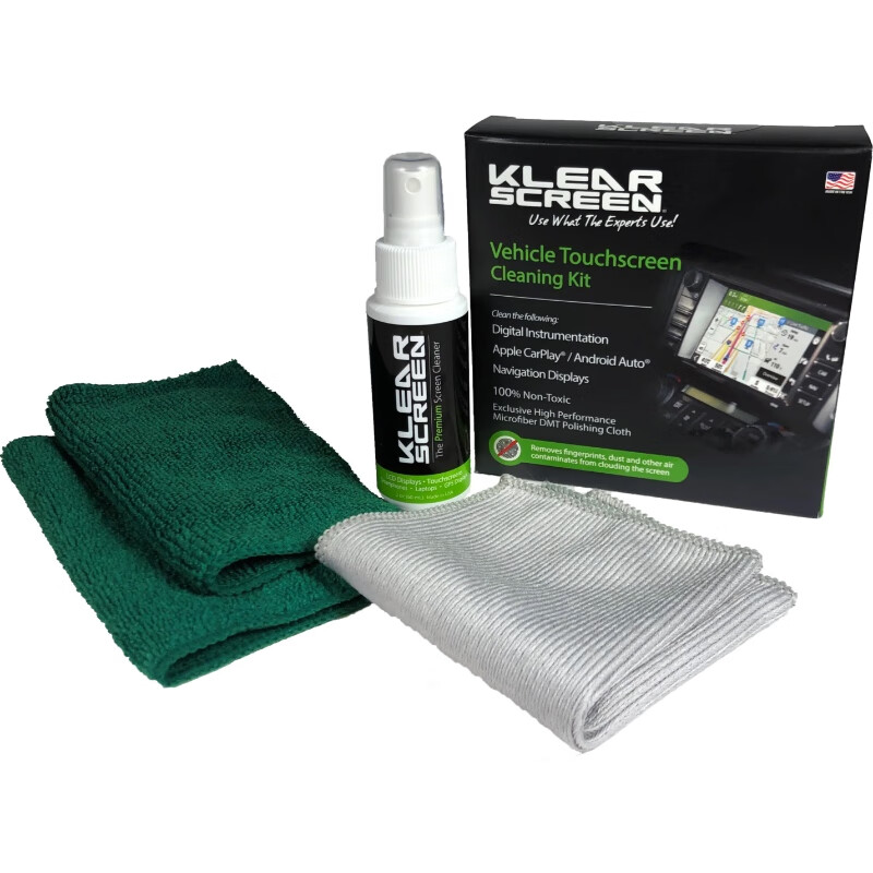 Klear Screen 笔记本屏幕清洁套装中控屏仪表盘导航仪清洁平板手机清理KS-2NAV 清洁套装 60ml