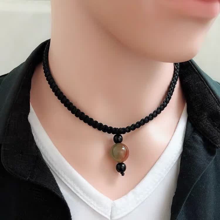 淑丽芙男士挂件脖子上带的脖子甲状腺术后遮挡神器夏季遮颈部疤痕项链